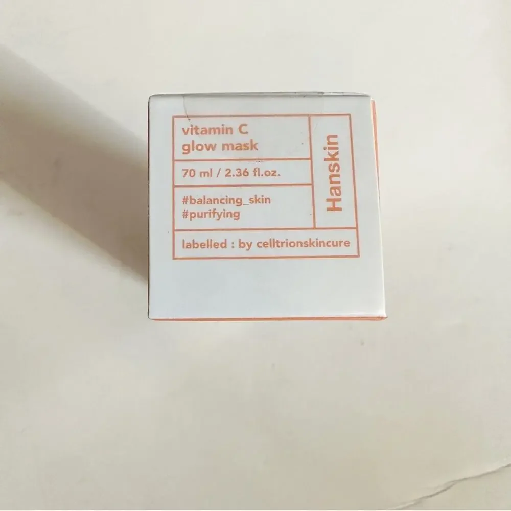 Hanskin Vitamin C Glow Mask Fabfitfun FFF NIB Sensitive Skincare 2.36 oz Skin